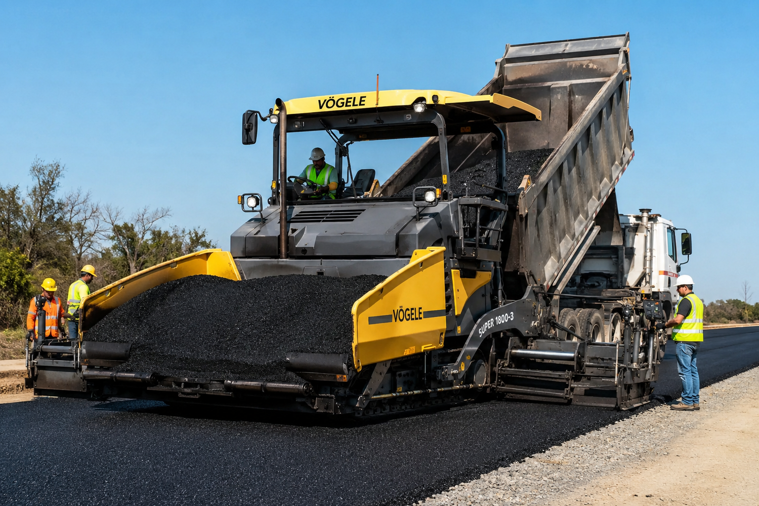 Road Bitumen Paver Finisher