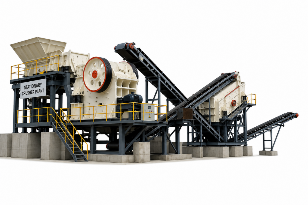 Stationary Crusher Plant – Stone Crushing & Screening Plant
