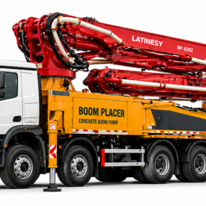 Concrete Boom Pump / Boom Placer – High Reach Concrete Placement Machine
